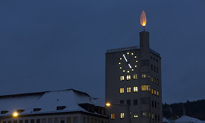 Kerzenschein über der Rosengartenstrasse